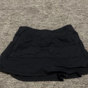 Varsity Black Skort